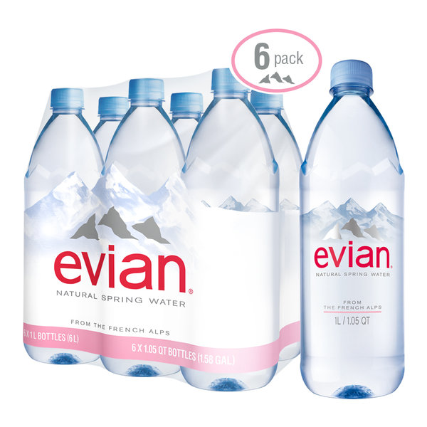 Evian Mineralwasser Naturell 6x1,0 PCY