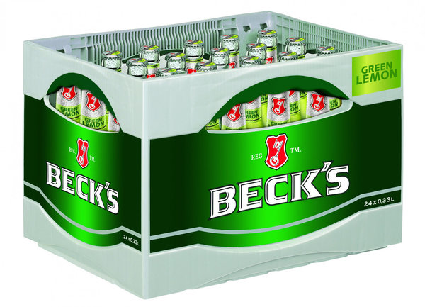 Becks Green Lemon 24x0,33